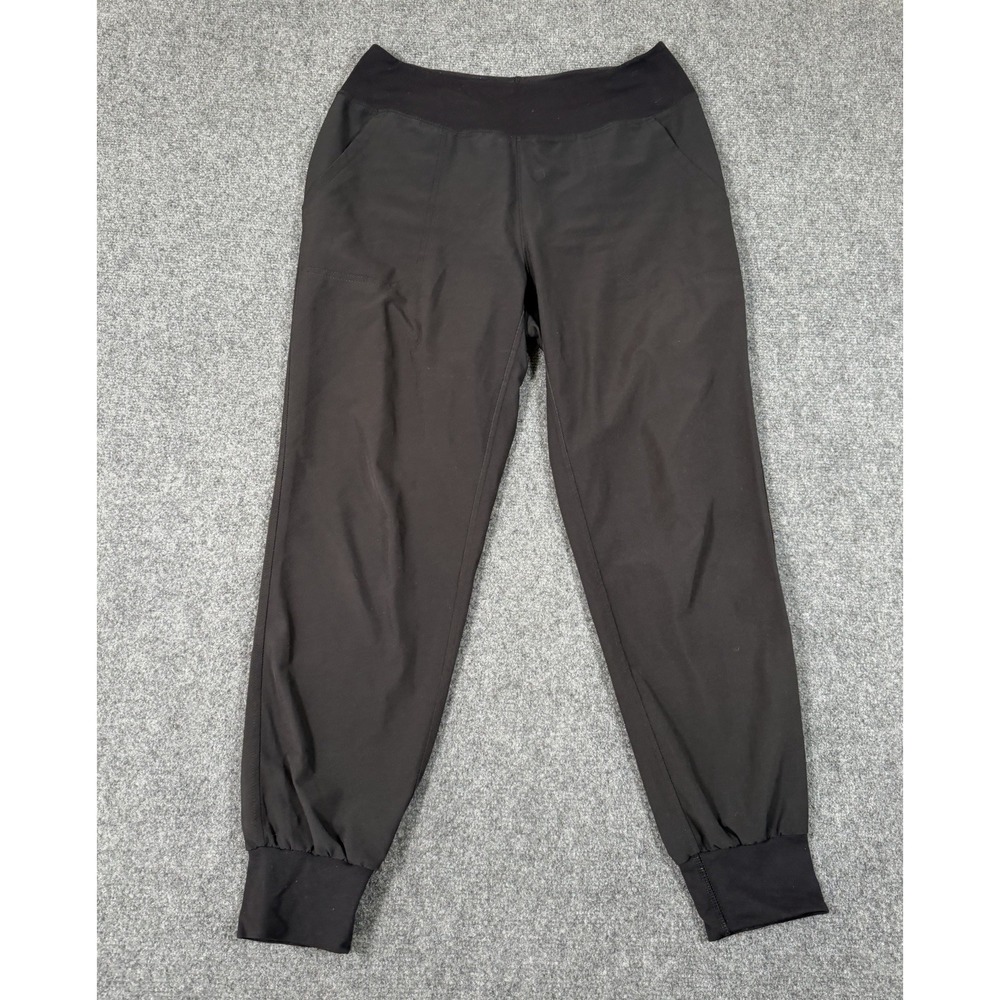 Patagonia Womens Happy Hike Studio Pants M Black Joggers Outdoor Hiking Yoga